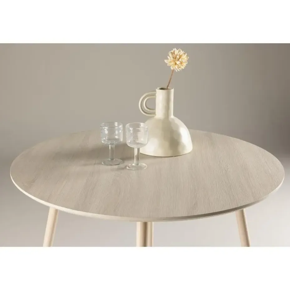Svea - Sano ronde eettafel - ø100 cm - whitewash
