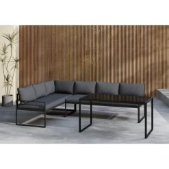 Svea - Sasha hoekbankset - zwart