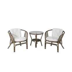 Svea - Tarek café set - naturel - rattan