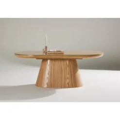 Svea - Violetta ovale salontafel - 60 x 120 cm - naturel