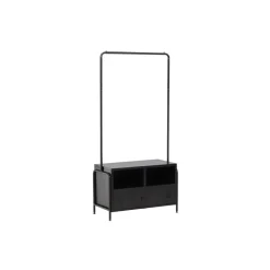 Svea - Zanda kledingrek - 175 x 100 cm - zwart