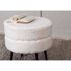 Svea - Zane hocker - teddy - wit