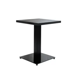 Tafelblad Robin zwart 60 x 60 x 3,8 cm