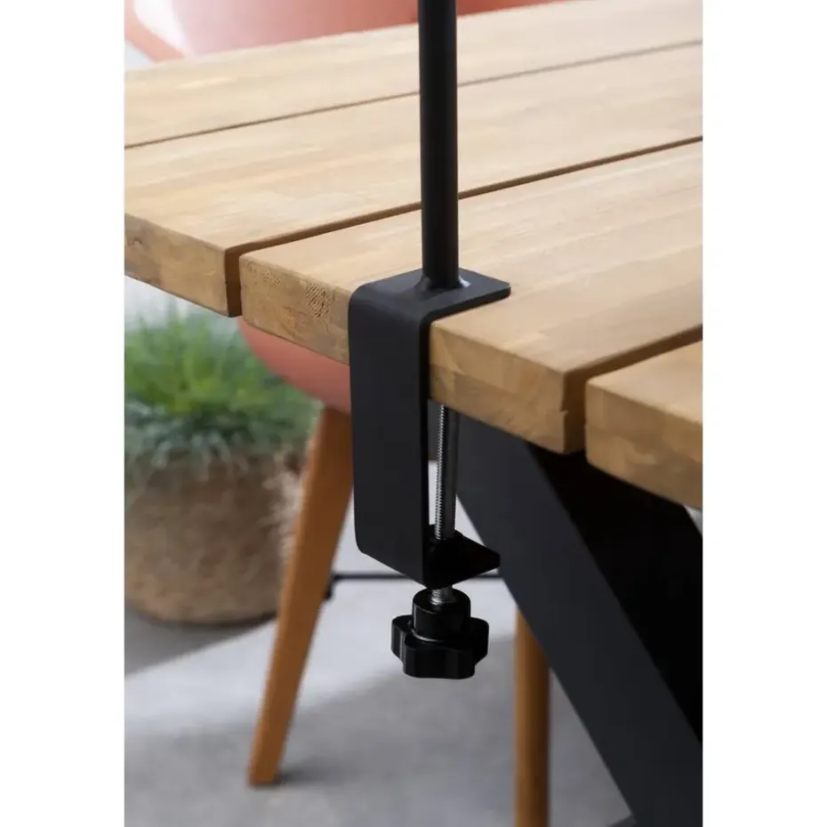 Tafelklem Ton - zwart - verstelbaar tot 290 cm