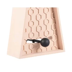 Tafelklok Pendulum - Roze - 25x14x25cm