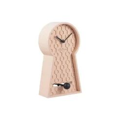 Tafelklok Pendulum - Roze - 25x14x25cm