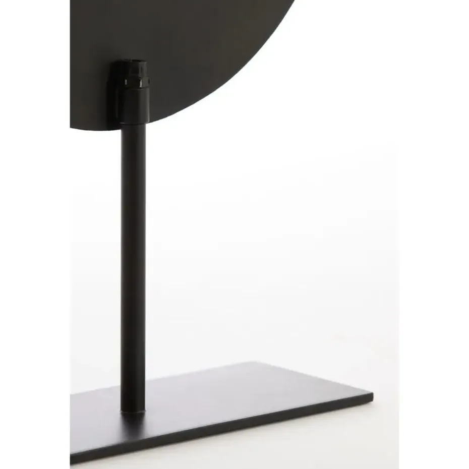 Tafelklok Waiwo - Mat Zwart - Ø30x45 cm