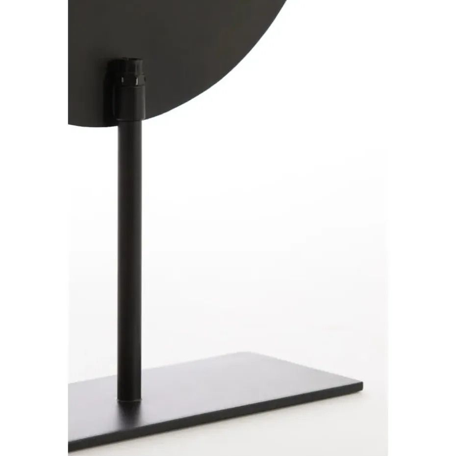 Tafelklok Waiwo - Mat Zwart - Ø30x45 cm