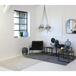 Tafelklok Waiwo - Mat Zwart - Ø30x45 cm