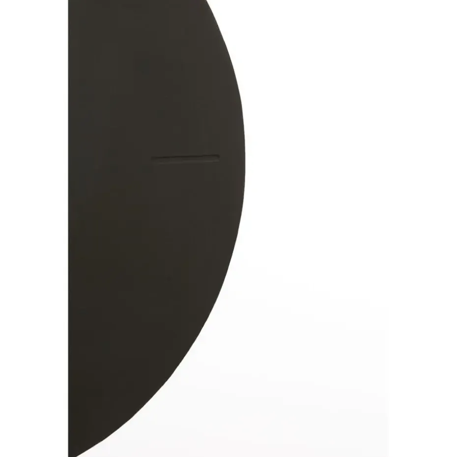 Tafelklok Waiwo - Mat Zwart - Ø30x45 cm