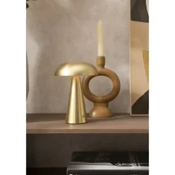 Tafellamp Eljereau - goud - Ø14 x 20,5 cm