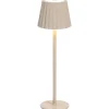 Tafellamp Scotti beige USB LED