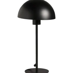 Tafellamp Yuki - mat zwart metaal - E27 - 39xØ20 cm