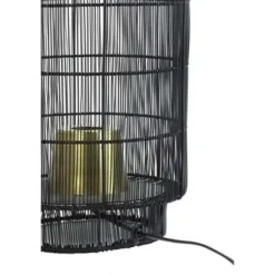 Tafellamp/Lantaarn GRUARO - Draad Zwart-Antiek-Brons