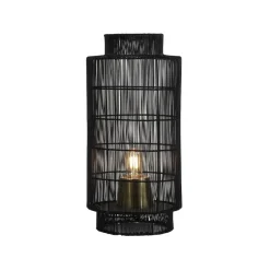 Tafellamp/Lantaarn GRUARO - Draad Zwart-Antiek-Brons