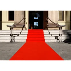 Tapijt loper Dakar - Breedte 100 cm - 5 mm dik - Rood