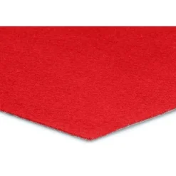 Tapijt loper Torrance - Breedte 100 cm - 2 mm dik - Rood