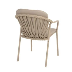 Taste by 4 Seasons Manitoba stapelbare tuinstoel - latte