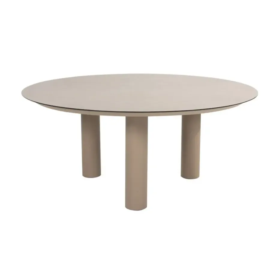 Taste Donato low dining tuintafel Ø160 cm. - Latte