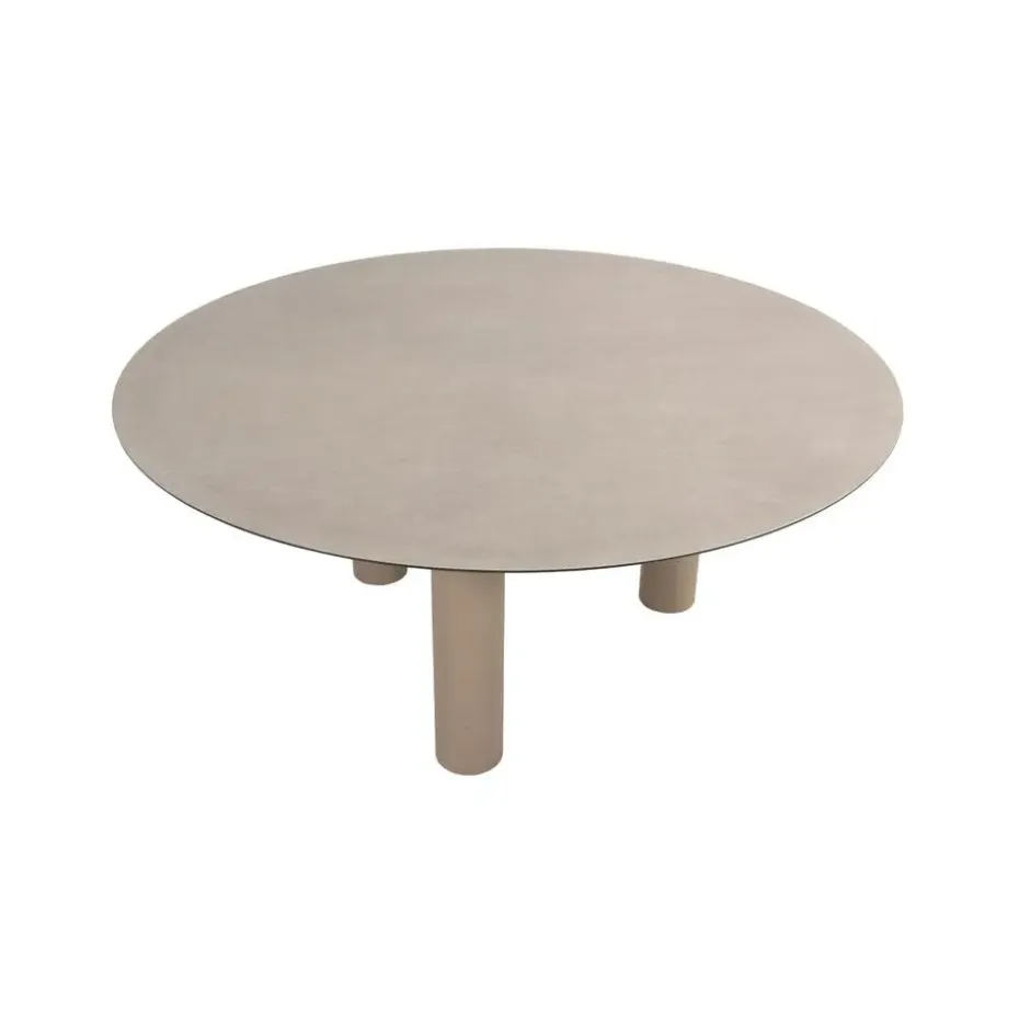 Taste Donato low dining tuintafel Ø160 cm. - Latte