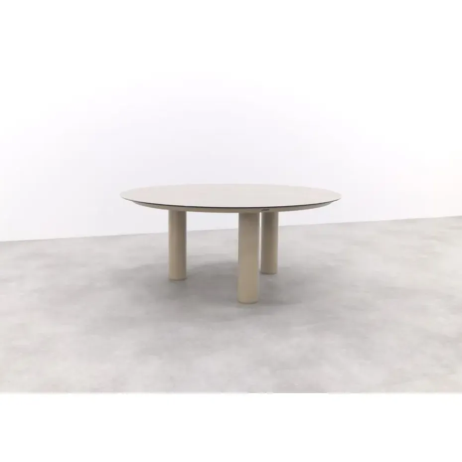 Taste Donato low dining tuintafel Ø160 cm. - Latte