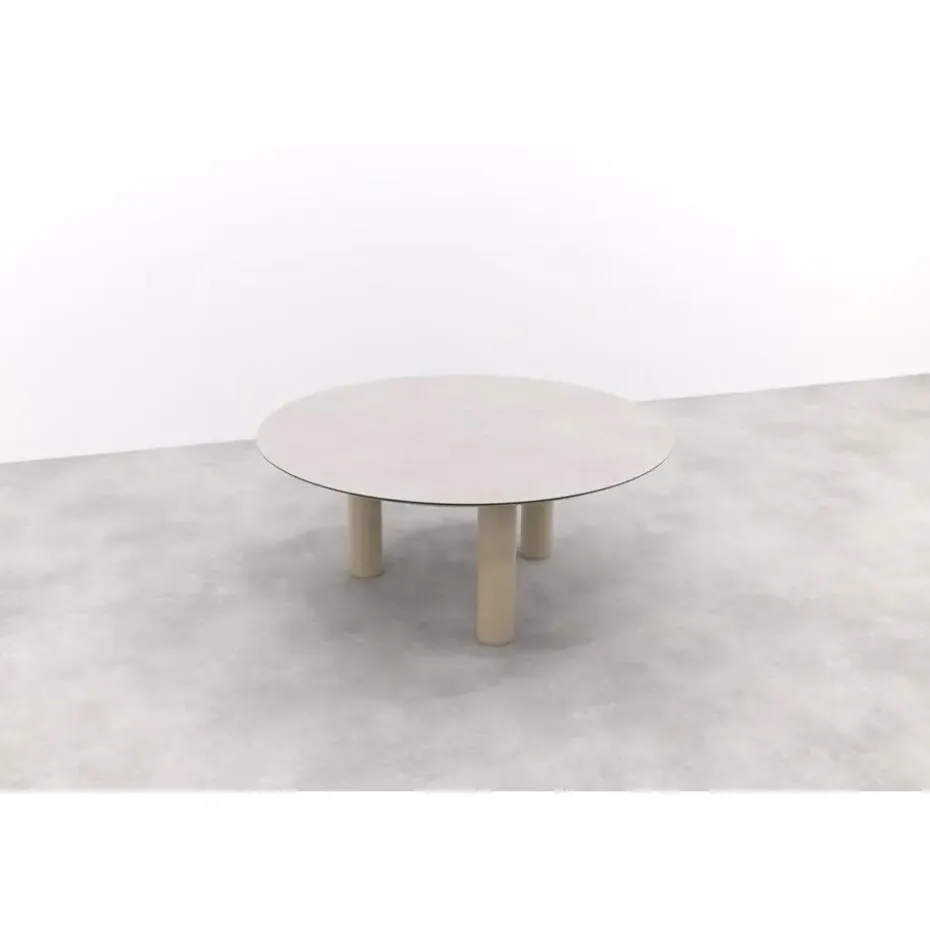 Taste Donato low dining tuintafel Ø160 cm. - Latte