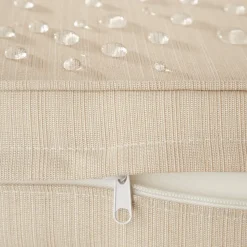 tectake® - 2 Luxe wicker stoelen - Fauteuils - zachte kussens - grijs - 403682