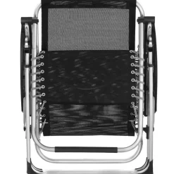 tectake - Ligbed Cloud inklapbaar, traploos verstelbaar, Lichtgrijs