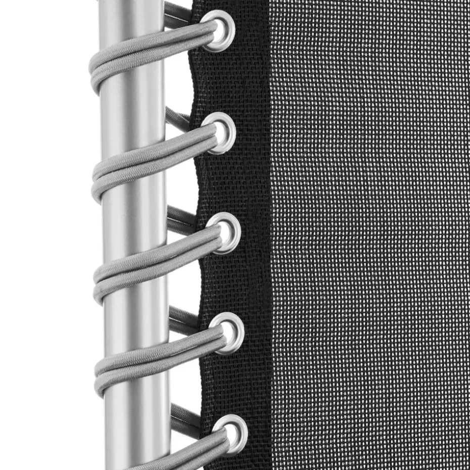 tectake - Ligbed Cloud inklapbaar, traploos verstelbaar, Lichtgrijs