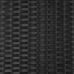 tectake - loungeset Catania - wicker - zwart