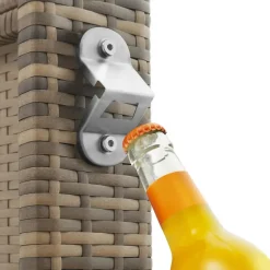 tectake - loungeset Palermo - wicker - natuurkleur