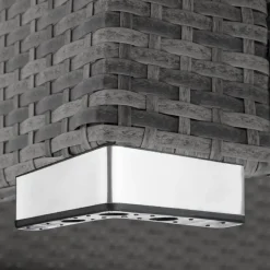 tectake - Loungeset Pisa met opbergbox kussens - wicker - grijs