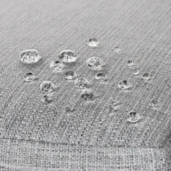 tectake - Stoel Lugano in rope-design met aluminium frame, Antraciet