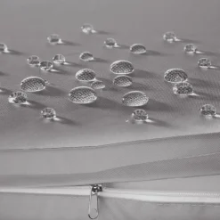 tectake - tuinset 8 stoelen en tafel - wicker - grijs