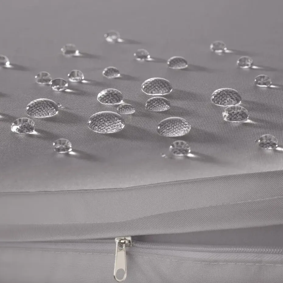 tectake - tuinset 8 stoelen en tafel - wicker - zwart / grijs