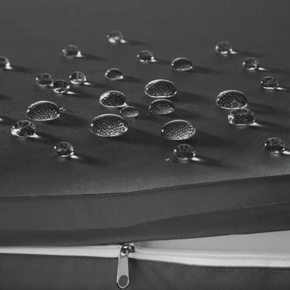 tectake - tuinset Bilbao - wicker met beschermhoes - natuurkleur