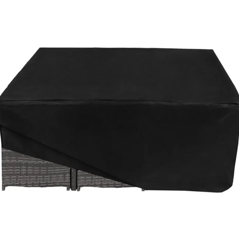 tectake - tuinset New York - wicker - grijs