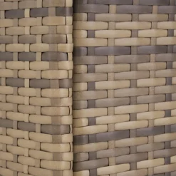 tectake - tuinset Porto 6 + 1 - wicker - natuurkleur