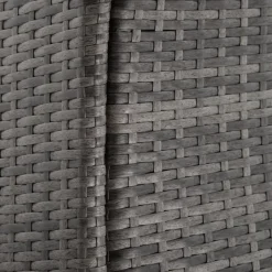 tectake - tuinset Porto 6 + 1 - wicker - grijs