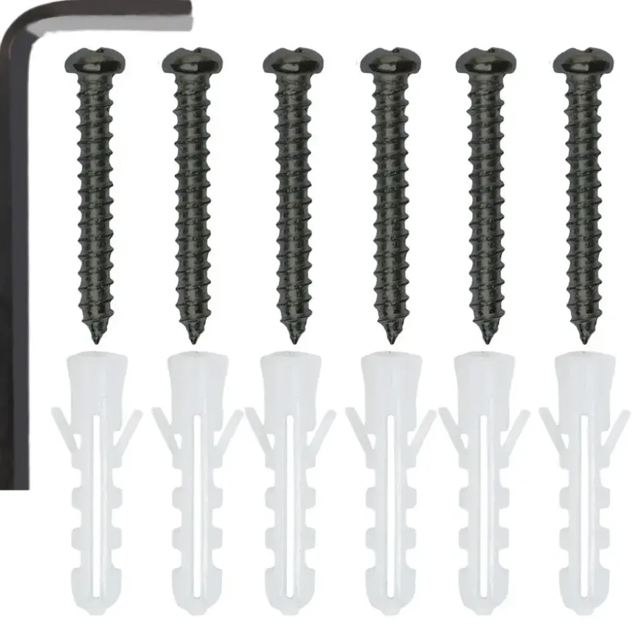 tectake 3 wandplanken Cowell, Industrieel Hout Donker, Rustiek