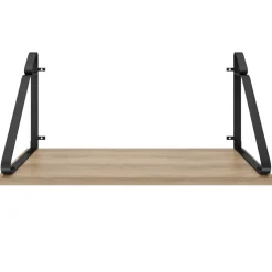 tectake 2 wandplanken Irvine, Industrieel Licht Hout, Eiken Sonoma