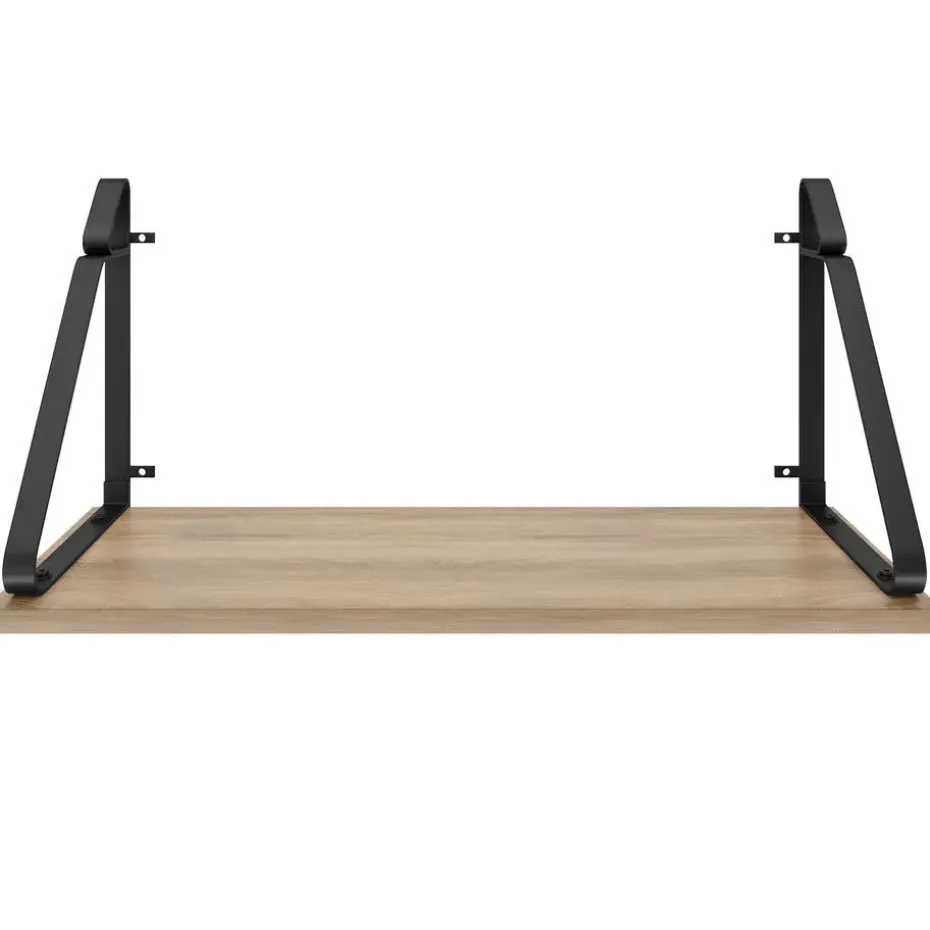 tectake 2 wandplanken Irvine, Industrieel Licht Hout, Eiken Sonoma