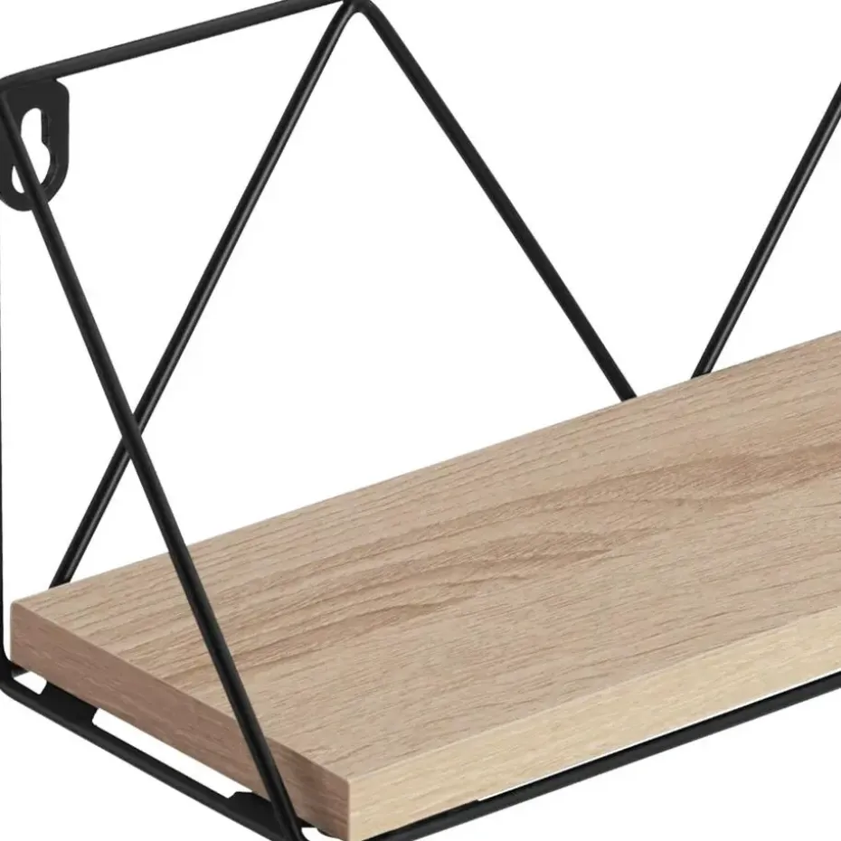 tectake 2 wandplanken Rockport, Industrieel Licht Hout, Eiken Sonoma