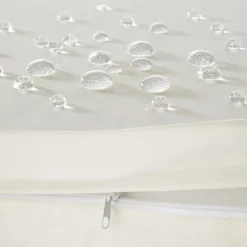 tectake 2 wicker ligbedden met aluminium frame en tafel, inclusief beschermhoes