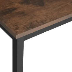 tectake 2 Zitbanken Fairfield, Industrieel Hout Donker, Rustiek