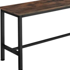 tectake 2 Zitbanken Fairfield, Industrieel Hout Donker, Rustiek