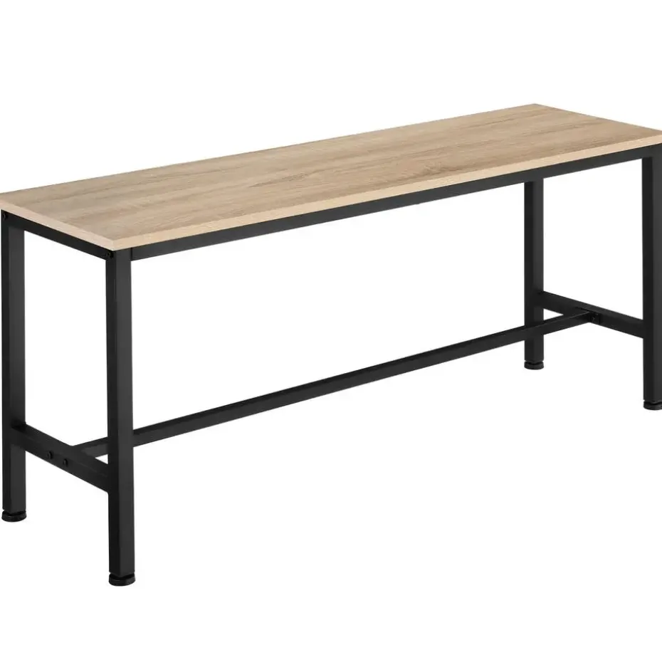 tectake 2 Zitbanken Fairfield, Industrieel Licht Hout, Eiken Sonoma