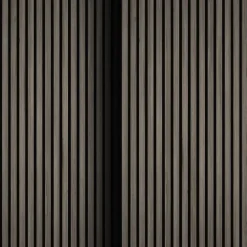 tectake Akoestische panelen Sonic Wall houtlook, Eiken Grijs