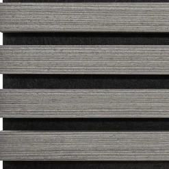 tectake Akoestische panelen Sonic Wall houtlook, Lichtgrijze Eik