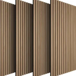 tectake Akoestische panelen Sonic Wall houtlook, Eiken